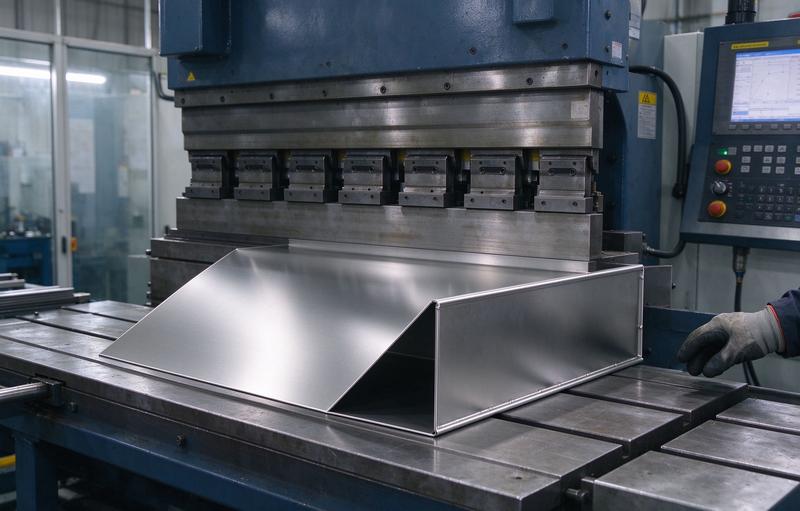 Sheet metal laser cutting and bending